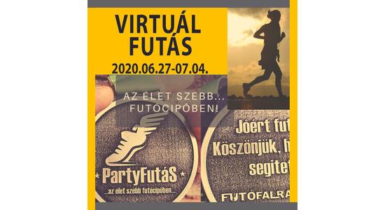 I. Virtuális Partyfutás Saciért