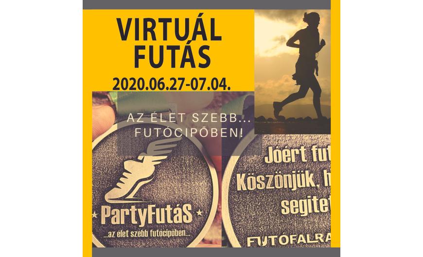 I. Virtuális Partyfutás Saciért