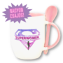 Kép 1/2 - SuperWomen kávés bögre kanállal