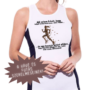 Kép 1/2 - Kávé és hosszú futás ujjatlan - női póló