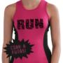 Kép 1/2 - Run pink ujjatlan - női póló